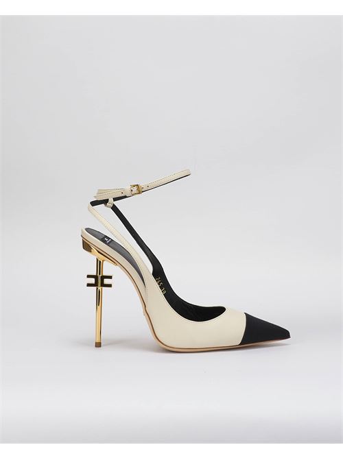 Slingback in nappa with sculptured heel Elisabetta Franchi ELISABETTA FRANCHI | Decollete | SA25B46E2E84